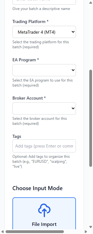 CSV Bulk Import - Upload hundreds of jobs at once