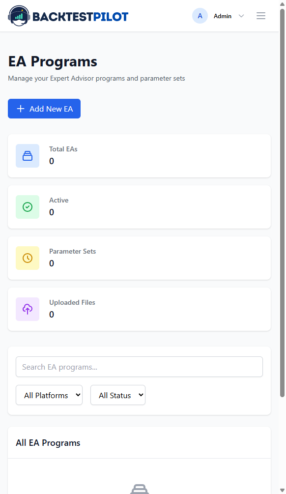 EA Library - Centralize your EAs and parameter sets