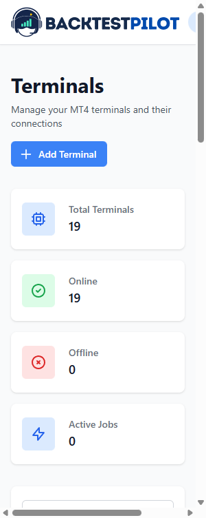 Smart Job Queue - Terminal management and job distribution